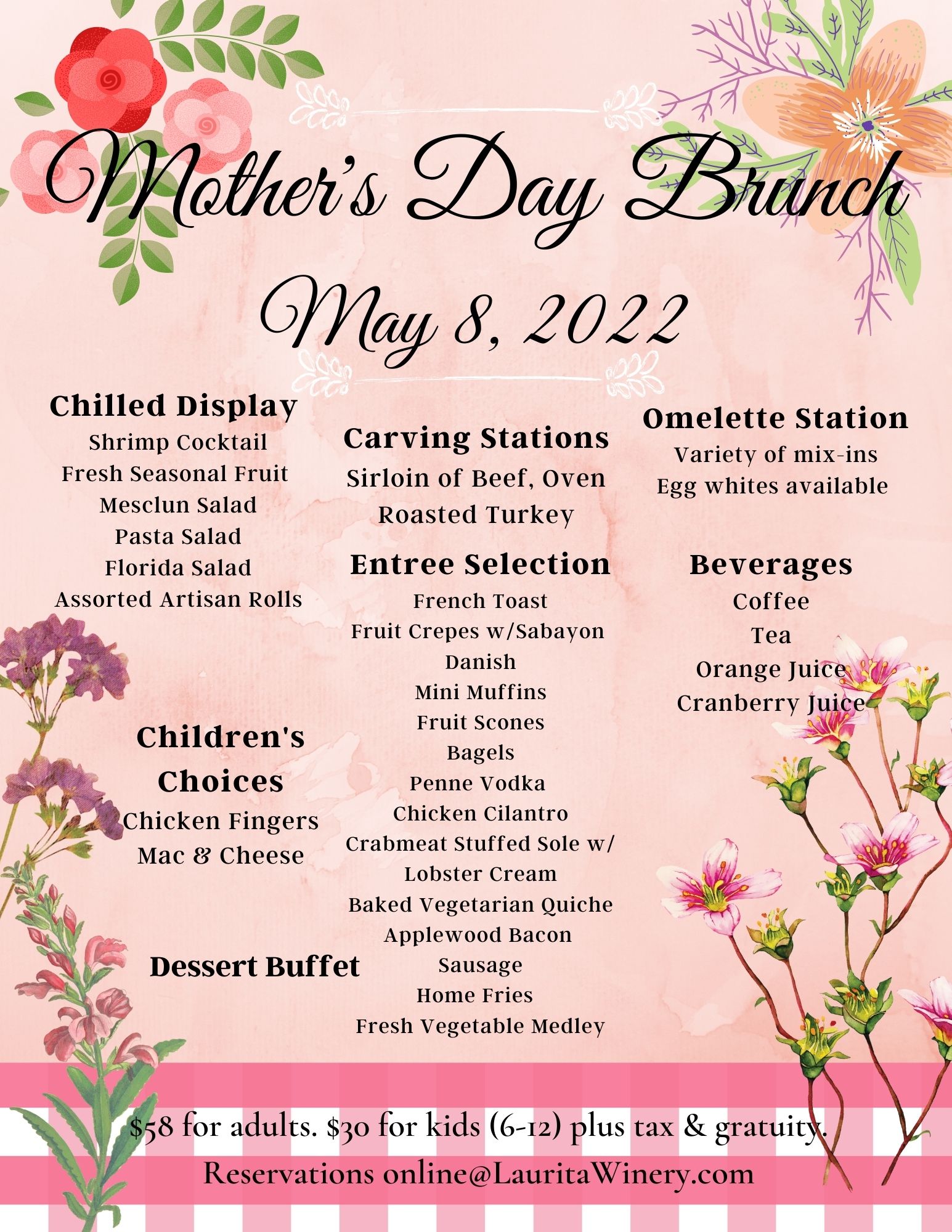 Mothers Day brunch 2022
